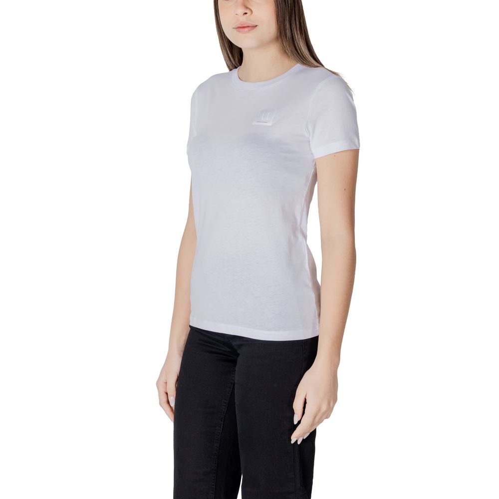 Armani Exchange White Cotton T-Shirt Armani Exchange