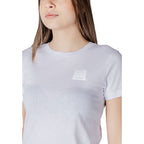 Armani Exchange White Cotton T-Shirt Armani Exchange