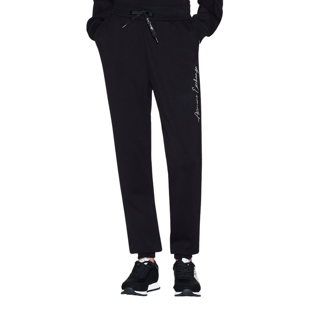 Armani Exchange Bicolor Viscose Joggers Workout Pants