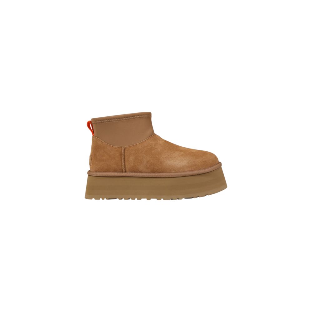 UGG Beige Suede Leather Ankle Boots UGG