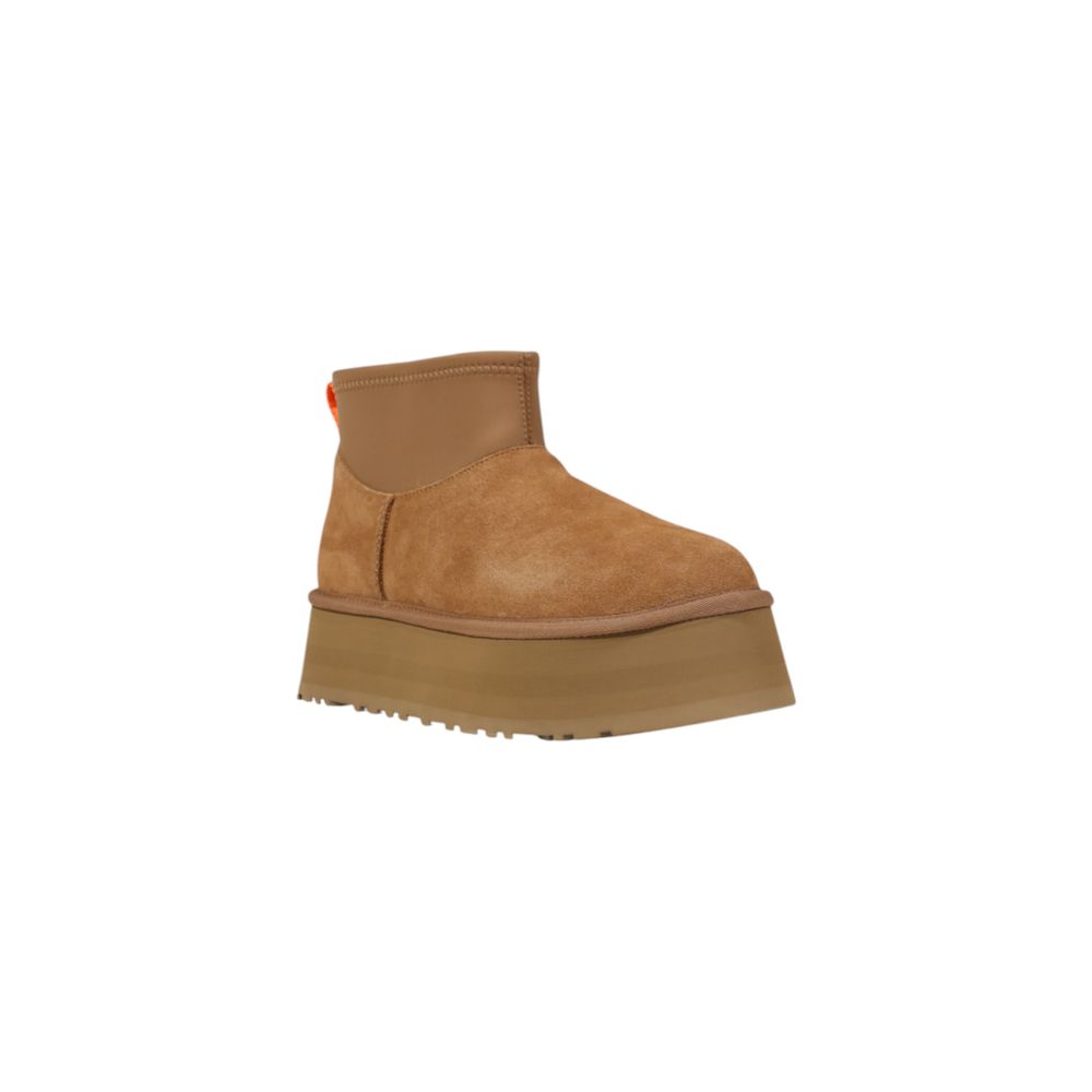 UGG Beige Suede Leather Ankle Boots UGG