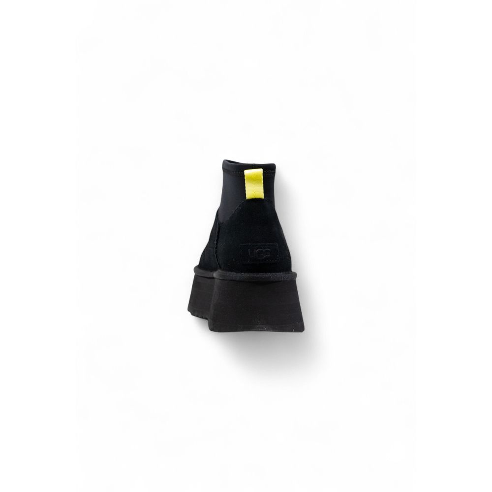 UGG Black Suede Leather Ankle Boots UGG