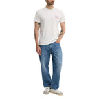 Tommy Hilfiger Jeans Cream Recycled Cotton T-Shirt Tommy Hilfiger Jeans