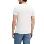 Tommy Hilfiger Jeans Cream Recycled Cotton T-Shirt Tommy Hilfiger Jeans
