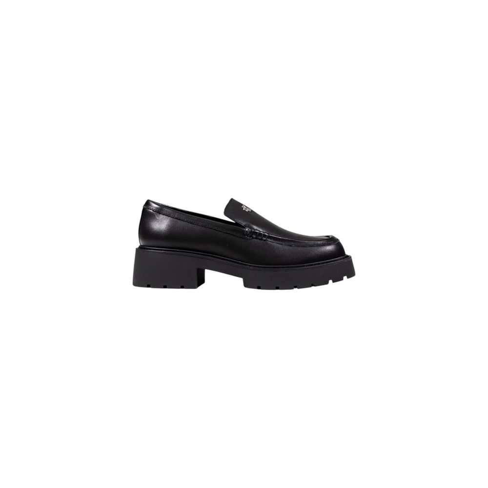 Calvin Klein Jeans Black Leather High Heel Pumps - Eljoys Fashion 