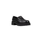 Calvin Klein Jeans Black Leather High Heel Pumps - Eljoys Fashion 