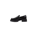 Calvin Klein Jeans Black Leather High Heel Pumps - Eljoys Fashion 