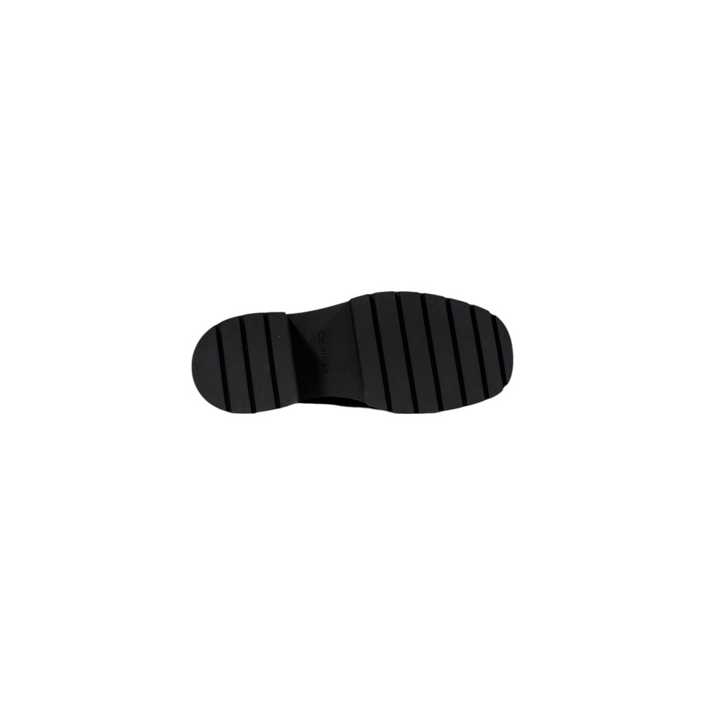 Calvin Klein Jeans Black Leather High Heel Pumps - Eljoys Fashion 