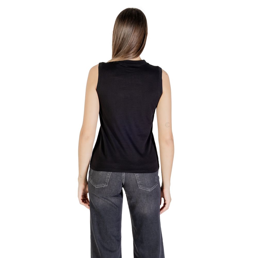 Calvin Klein Jeans Black Cotton T-Shirt Calvin Klein Jeans