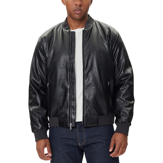 Calvin Klein Jeans Black Polyethylene Bomber Calvin Klein Jeans