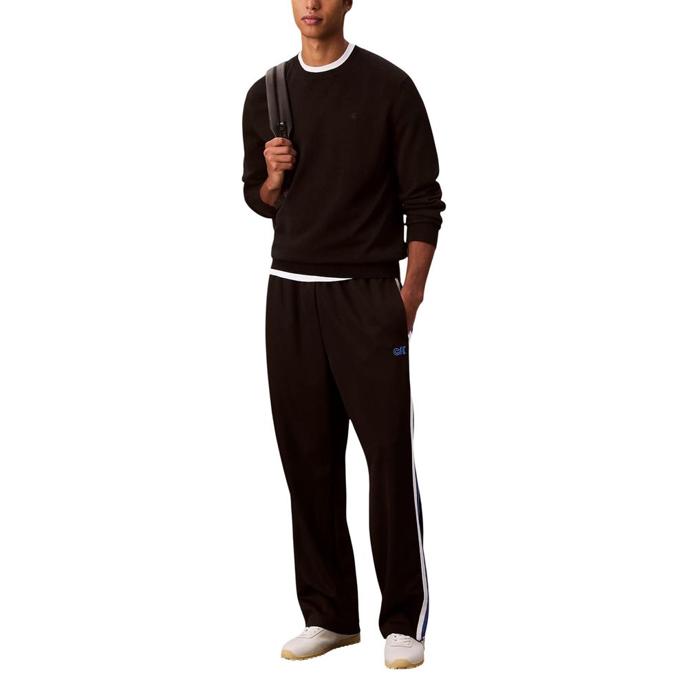 Calvin Klein Jeans Black Polyester Joggers Workout Pants