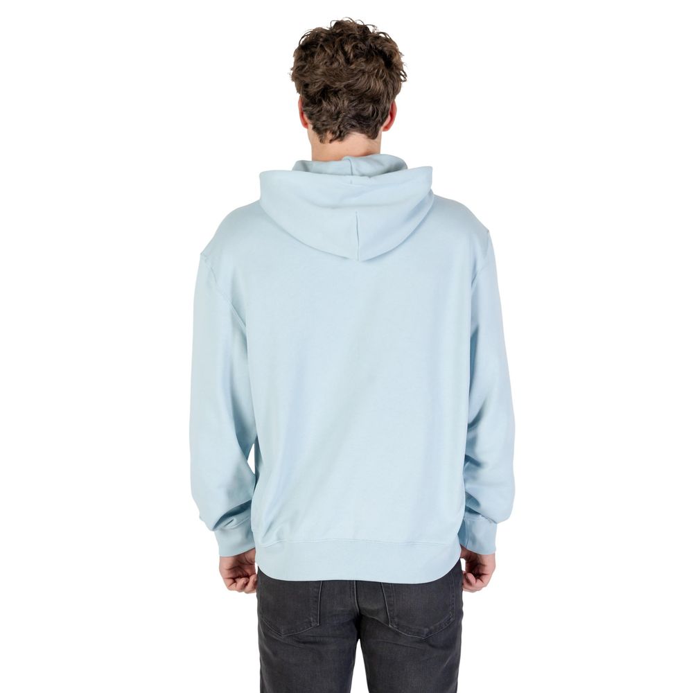 Calvin Klein Jeans Blue Cotton Hoodie Calvin Klein Jeans