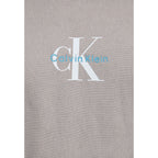 Calvin Klein Jeans Gray Cotton Hoodie
