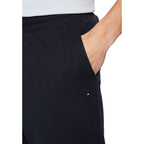 Tommy Hilfiger Blue Cotton Joggers Workout Pants