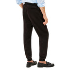 Tommy Hilfiger Black Cotton Joggers Workout Pants