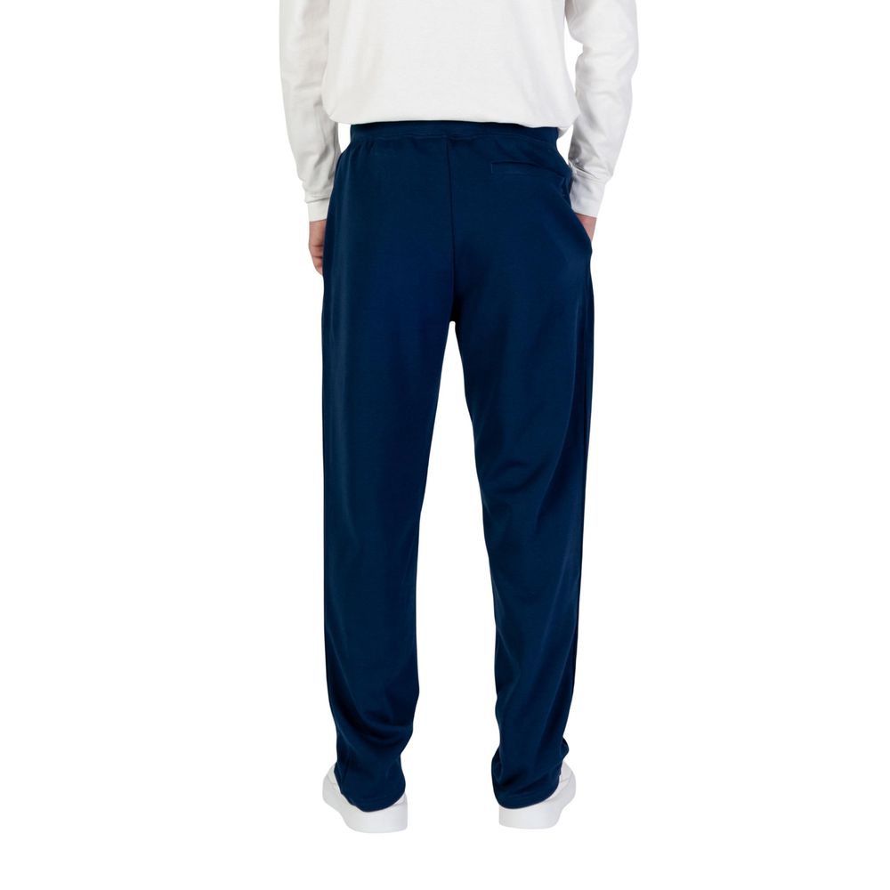 Tommy Hilfiger Blue Recycled Cotton Joggers Workout Pants