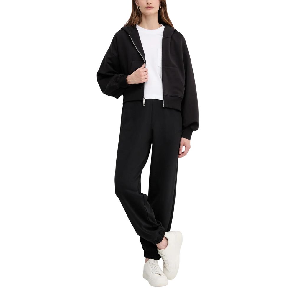 Calvin Klein Jeans Black Cotton Hoodie Calvin Klein Jeans