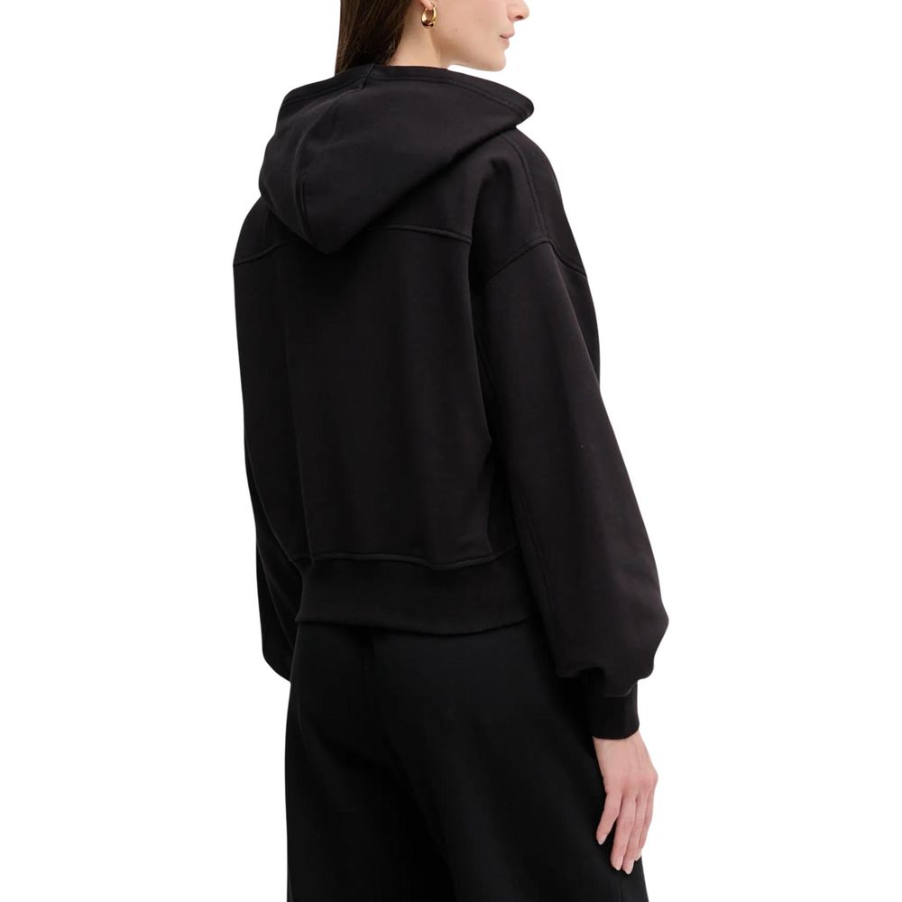Calvin Klein Jeans Black Cotton Hoodie Calvin Klein Jeans