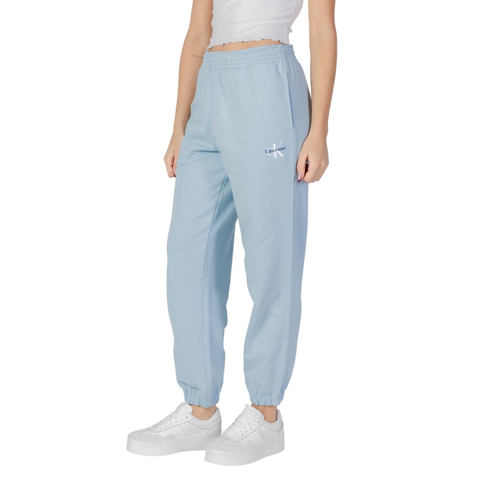 Calvin Klein Jeans Blue Cotton Joggers Workout Pants
