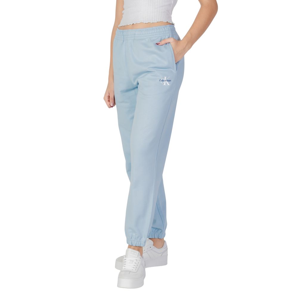 Calvin Klein Jeans Blue Cotton Joggers Workout Pants