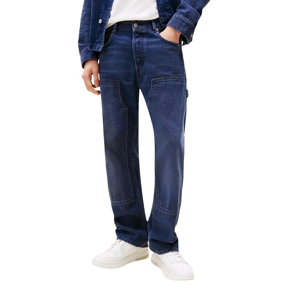 Tommy Hilfiger Jeans Blue Recycled Cotton Relaxed Fit Jeans Tommy Hilfiger Jeans