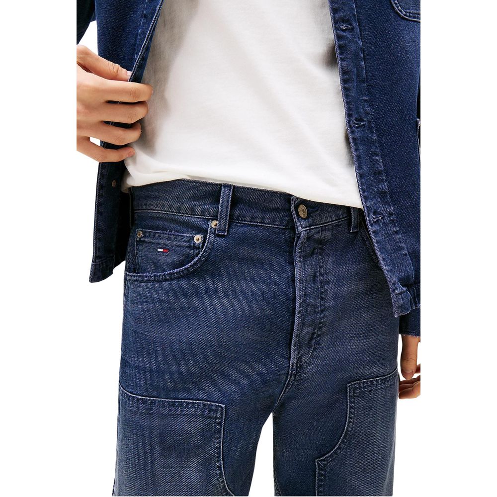 Tommy Hilfiger Jeans Blue Recycled Cotton Relaxed Fit Jeans Tommy Hilfiger Jeans