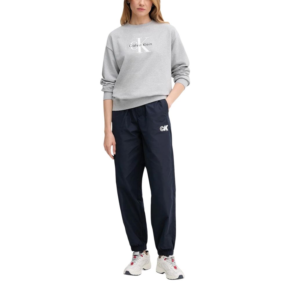 Calvin Klein Jeans Blue Recycled Polyester Joggers Workout Pants