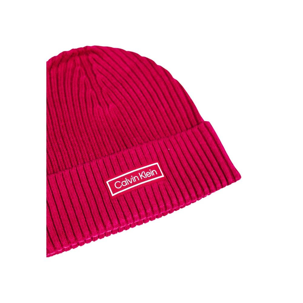 Calvin Klein Pink Cotton Cap Baseball Hat