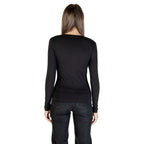 Guess Black Cotton Long Sleeve T-Shirt