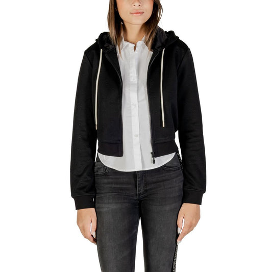 Guess Active Black Polyester Hoodie Guess Active