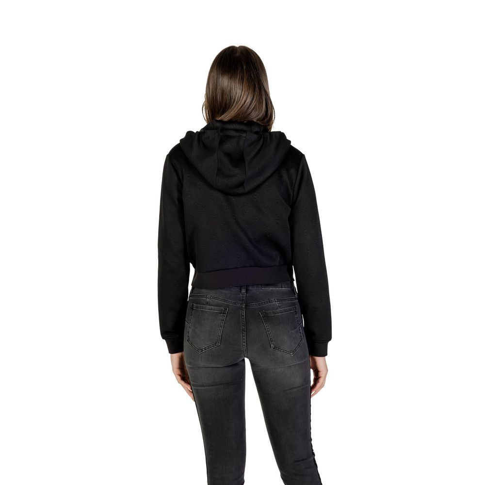 Guess Active Black Polyester Hoodie Guess Active