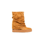 Guess Beige Suede Leather Ankle Boots - Eljoys Fashion 