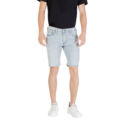 Levi's Light Blue Cotton Bermuda Shorts Levi's