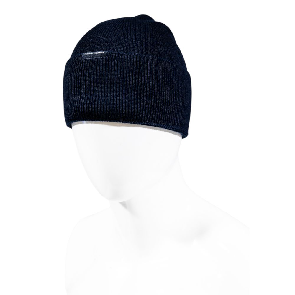 Armani Exchange Blue Marabou Cap Baseball Hat