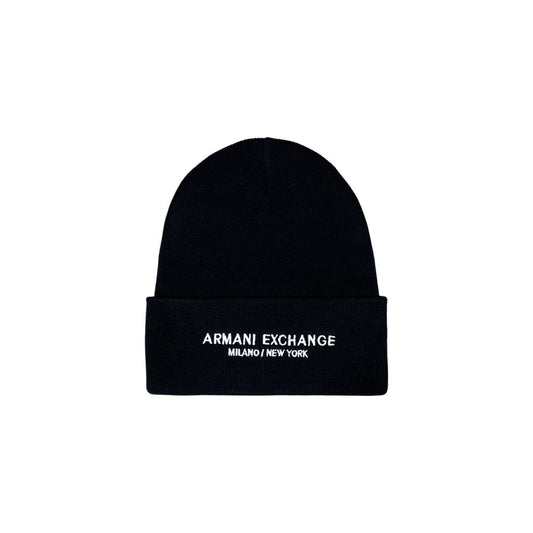 Armani Exchange Blue Polyester Cap Baseball Hat