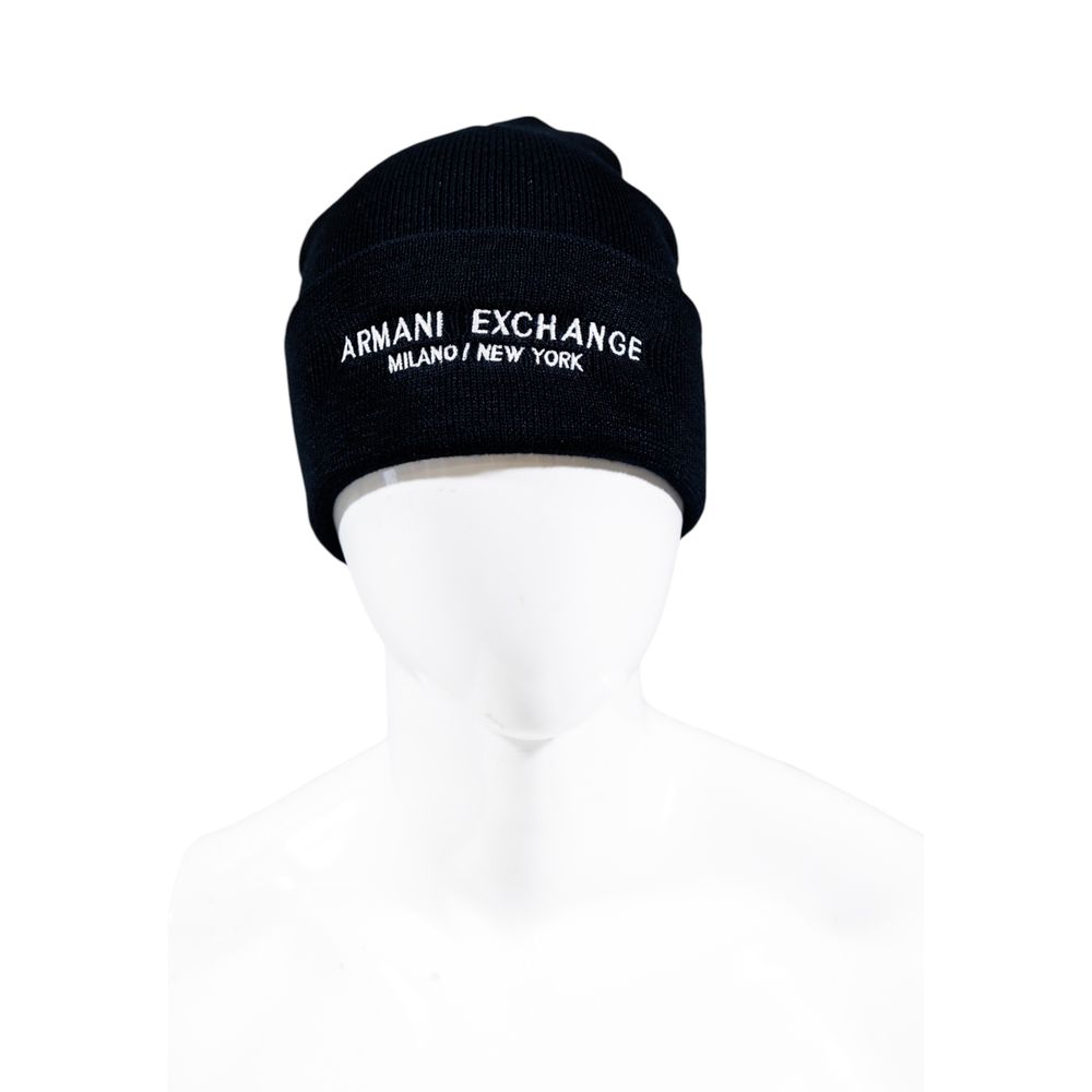 Armani Exchange Blue Polyester Cap Baseball Hat