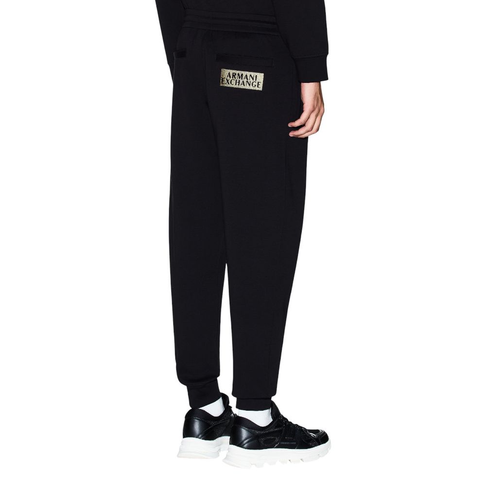 Armani Exchange Bicolor Cotton Joggers Workout Pants