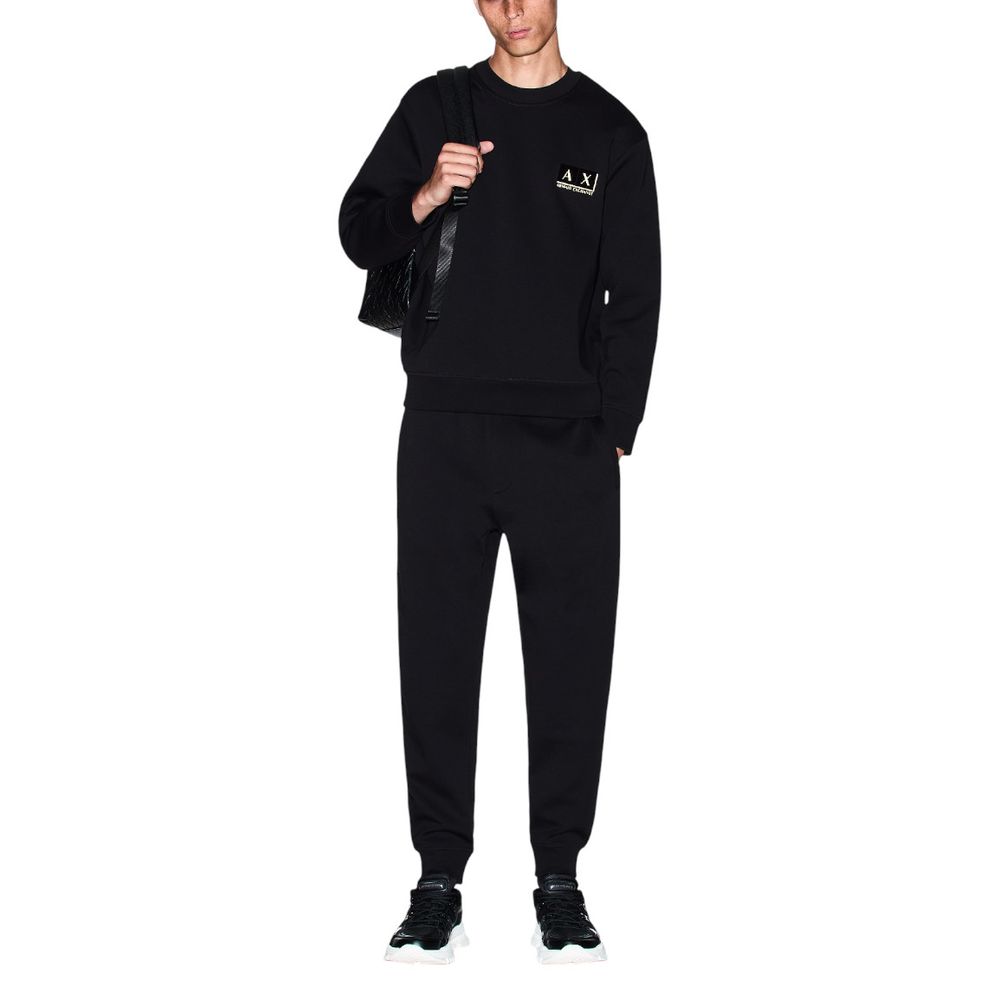 Armani Exchange Bicolor Cotton Joggers Workout Pants