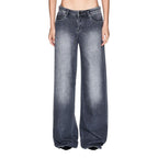 Armani Exchange Gray Cotton Relaxed Fit Jeans Armani Exchange