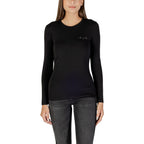 Armani Exchange Black Cotton T-Shirt