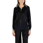 Liu Jo Black And White Viscose Cardigan