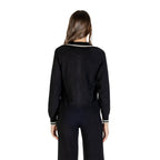 Liu Jo Black And White Viscose Cardigan