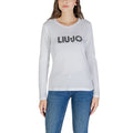 Liu Jo White Cotton Long Sleeve T-Shirt - Eljoys Fashion 