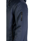 EA7 Emporio Armani Blue Polyester Coat