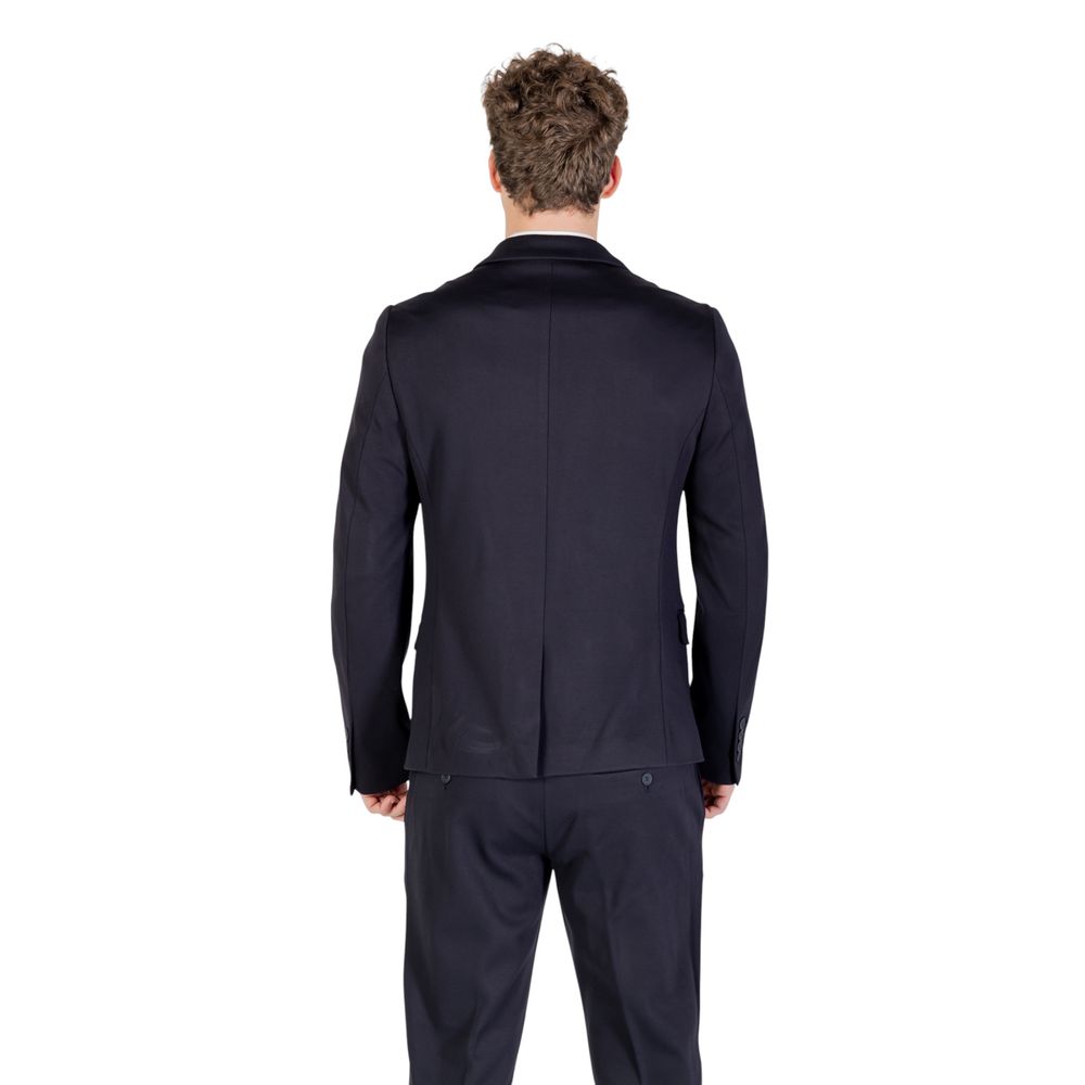 Antony Morato Blue Viscose Blazer Antony Morato