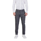 Antony Morato Gray Polyester Skinny Pants - Eljoys Fashion 