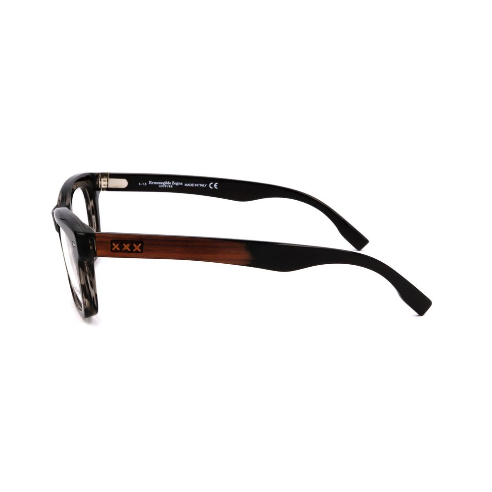 Ermenegildo Zegna Gray Acetate Glasses Frames
