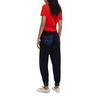 Desigual Blue Cotton Joggers Workout Pants Desigual