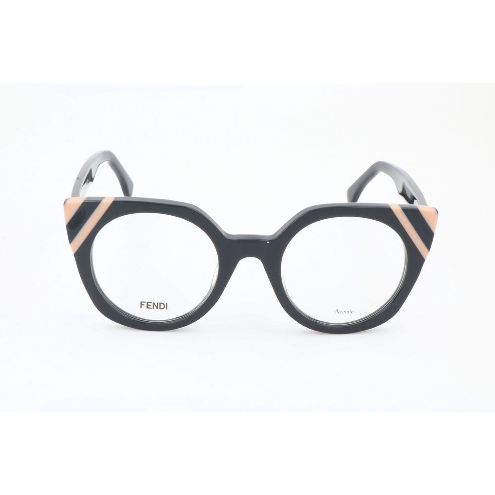 Fendi Gray Acetate Glasses Frames