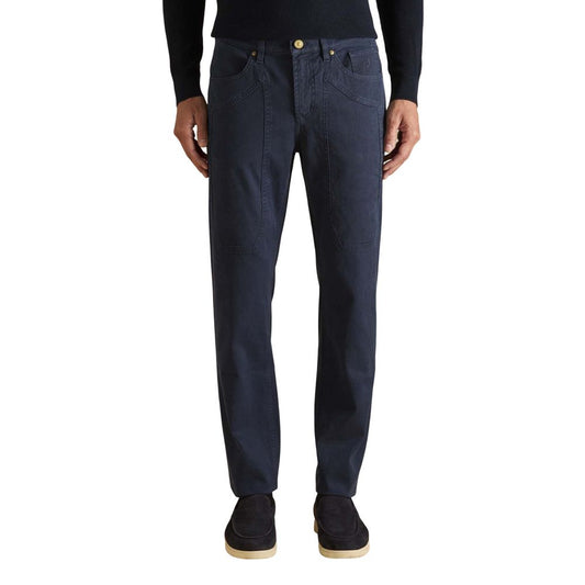 Jeckerson Blue Cotton Skinny Jeans Jeckerson